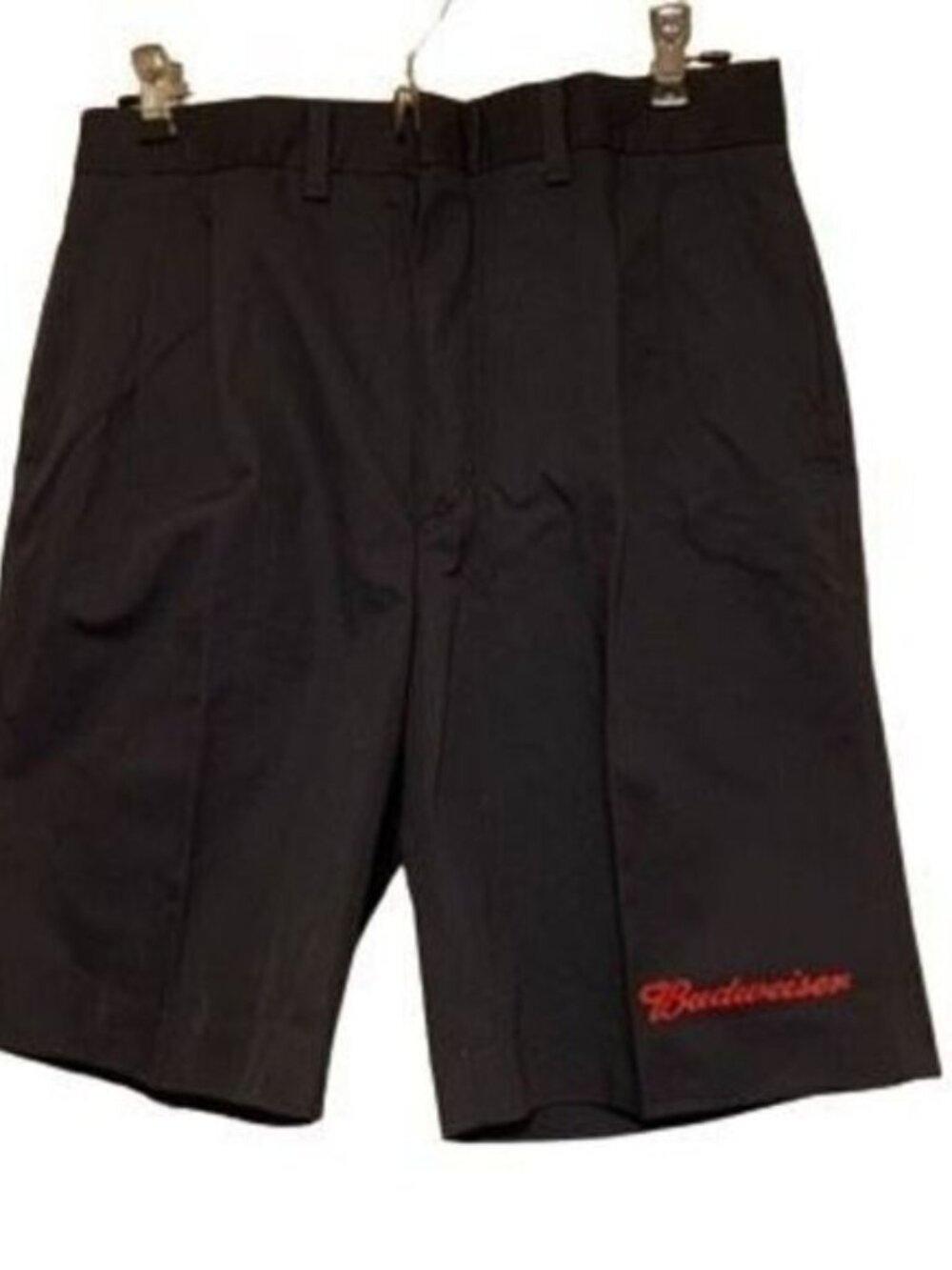 Vintage Riverside Size 29 Budweiser Blue Pleated Uniform Shorts *New-2nds*